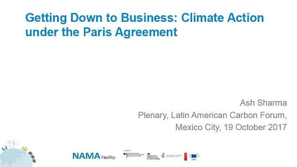 Thumbnail Climate Action Under Paris Agreement