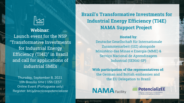 Graphic for Brazil Webinar on Transformative Investments for Energy Efficiency