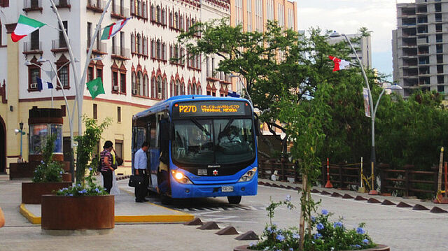 Bus in Colombian City