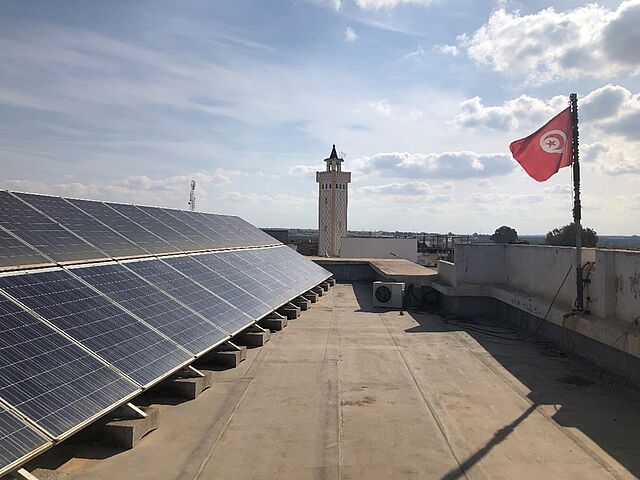 Solar panel in Tunisia
