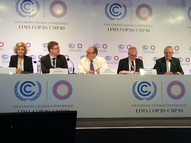 Panel at Press Conference COP20